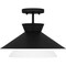 Quoizel Semi-Flush Mount Semi Flush 1 Light Matte Black QSF6171MBK - alternate 2